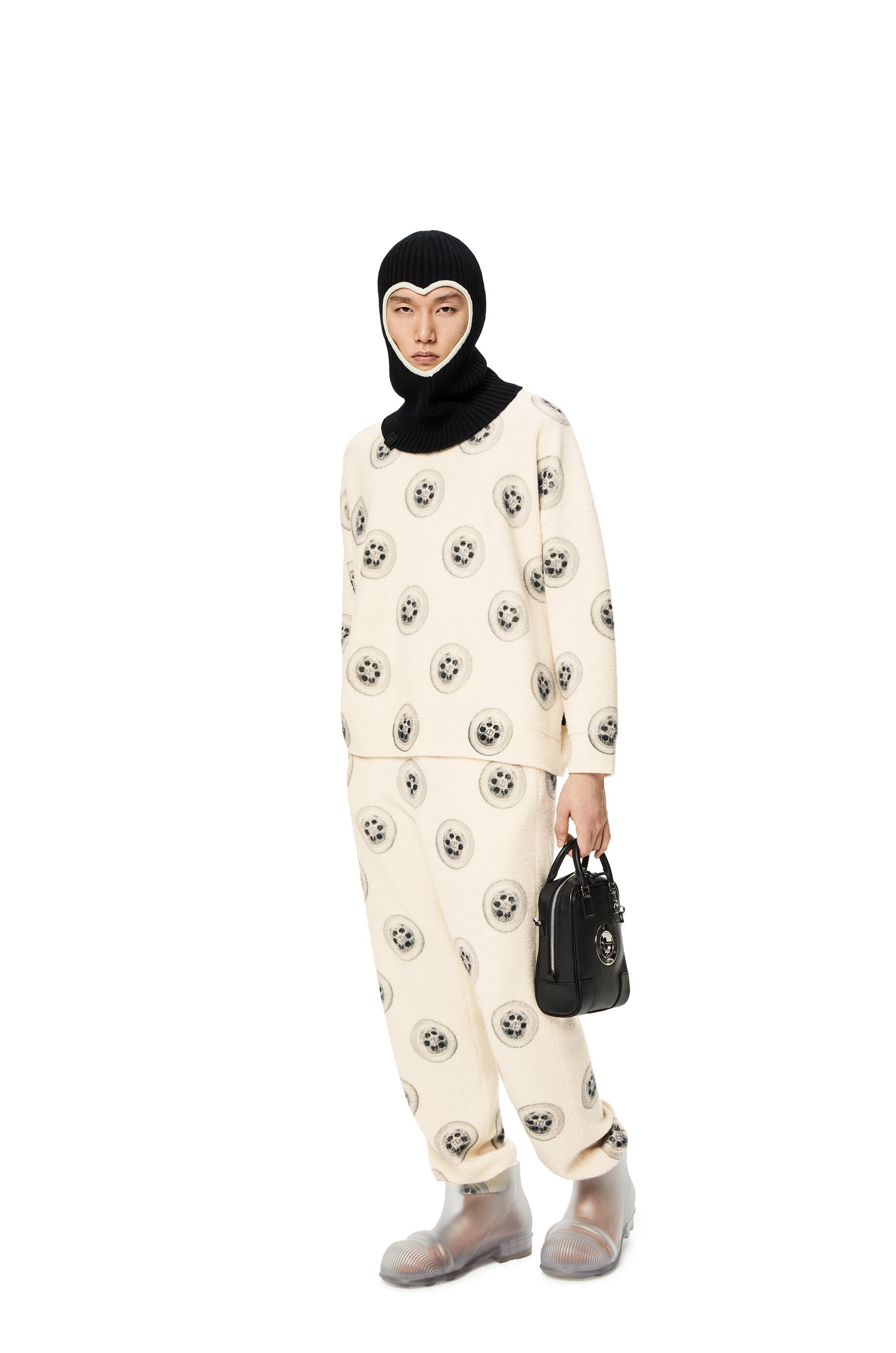 Sinkhole printed joggers in wool - 2