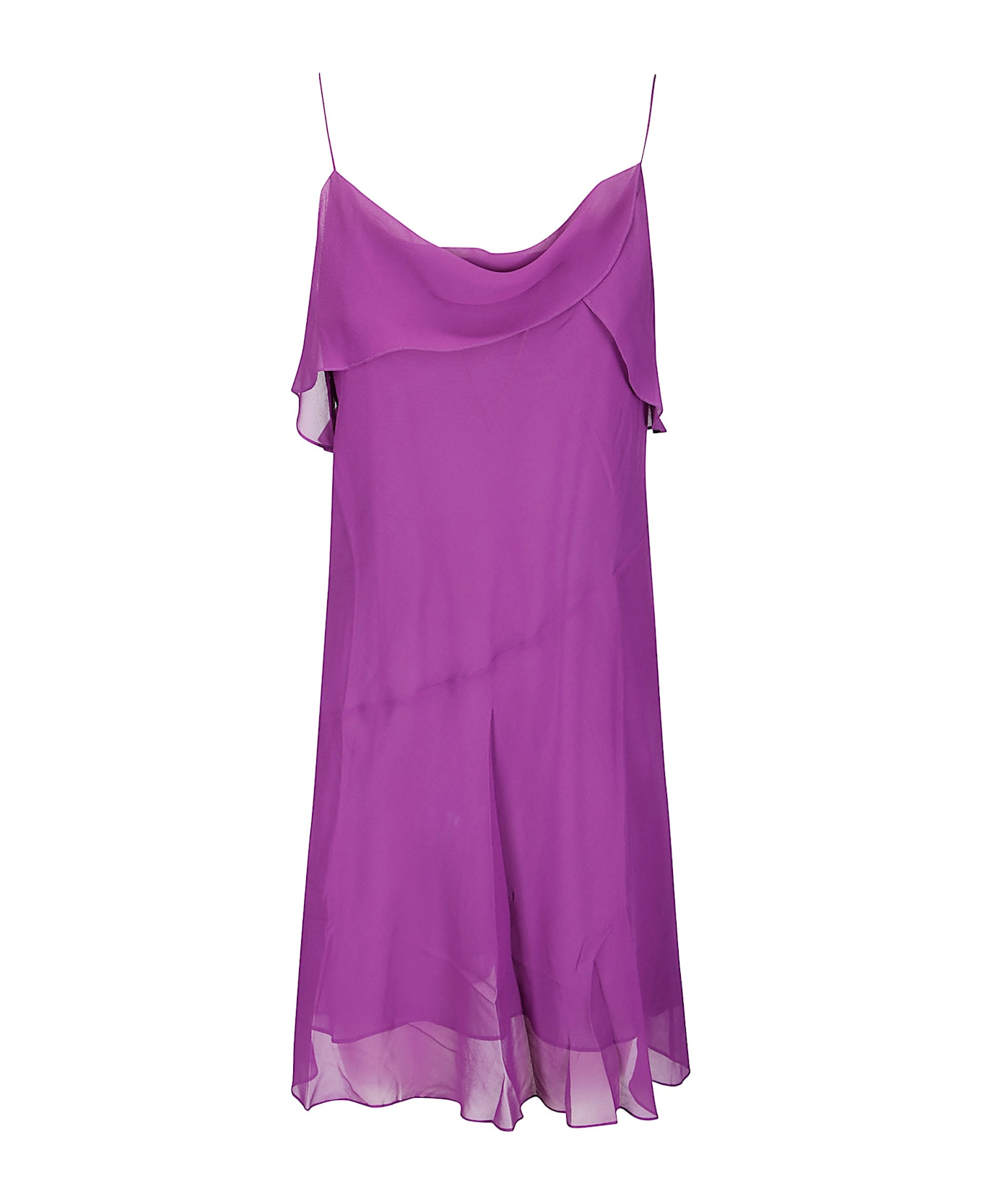 V-neck Mini Dress - 1