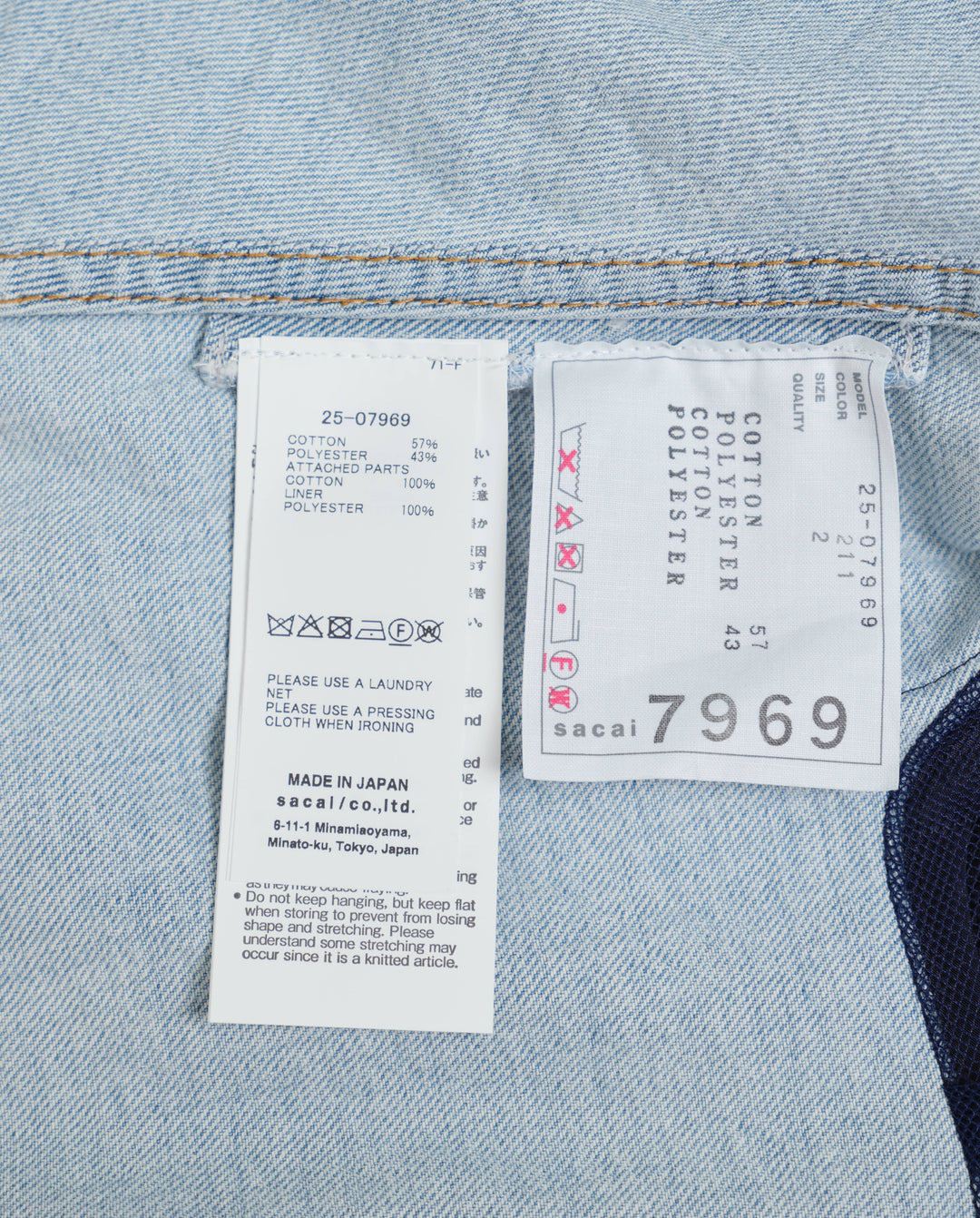 Denim x Knit Pullover - 3
