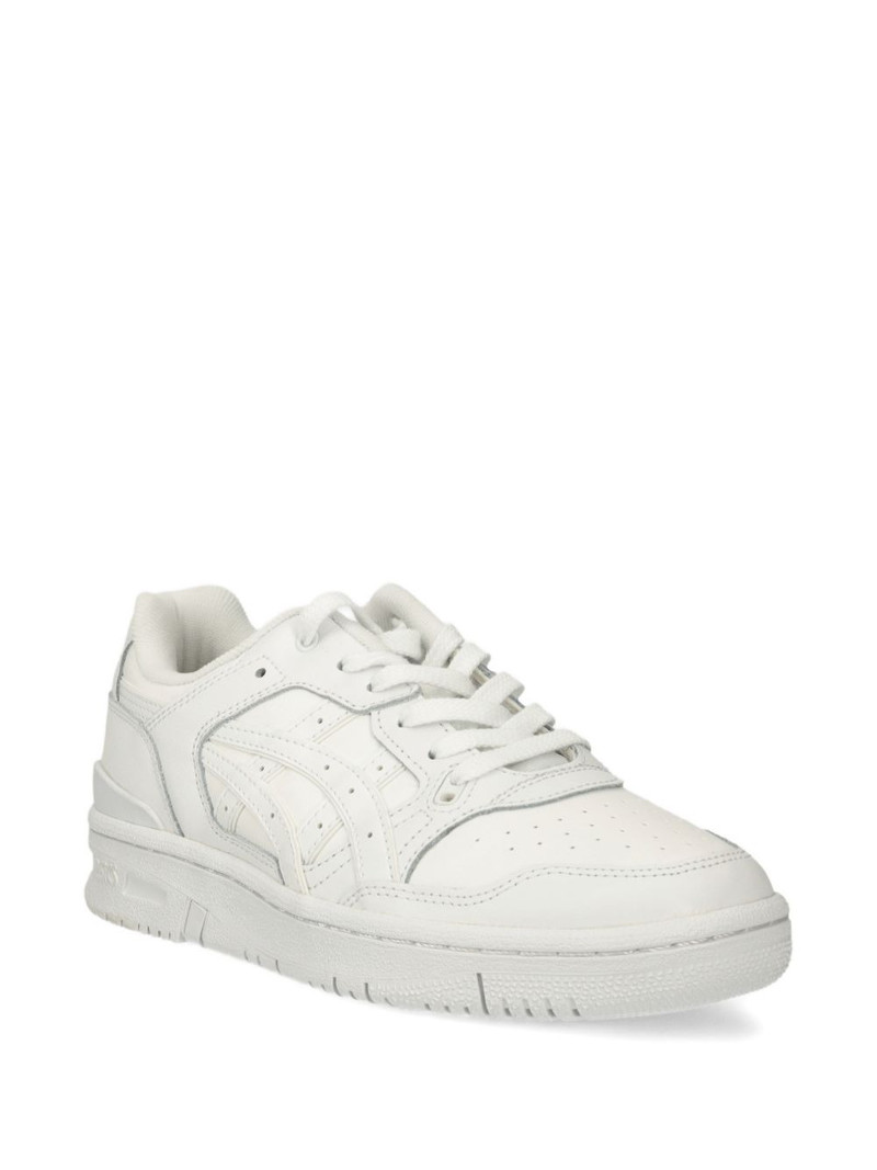 perforated panelled low-top sneakers 2