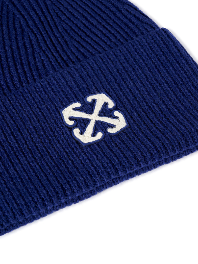 Off-White Blue/white Arrow Loose Beanie outlook