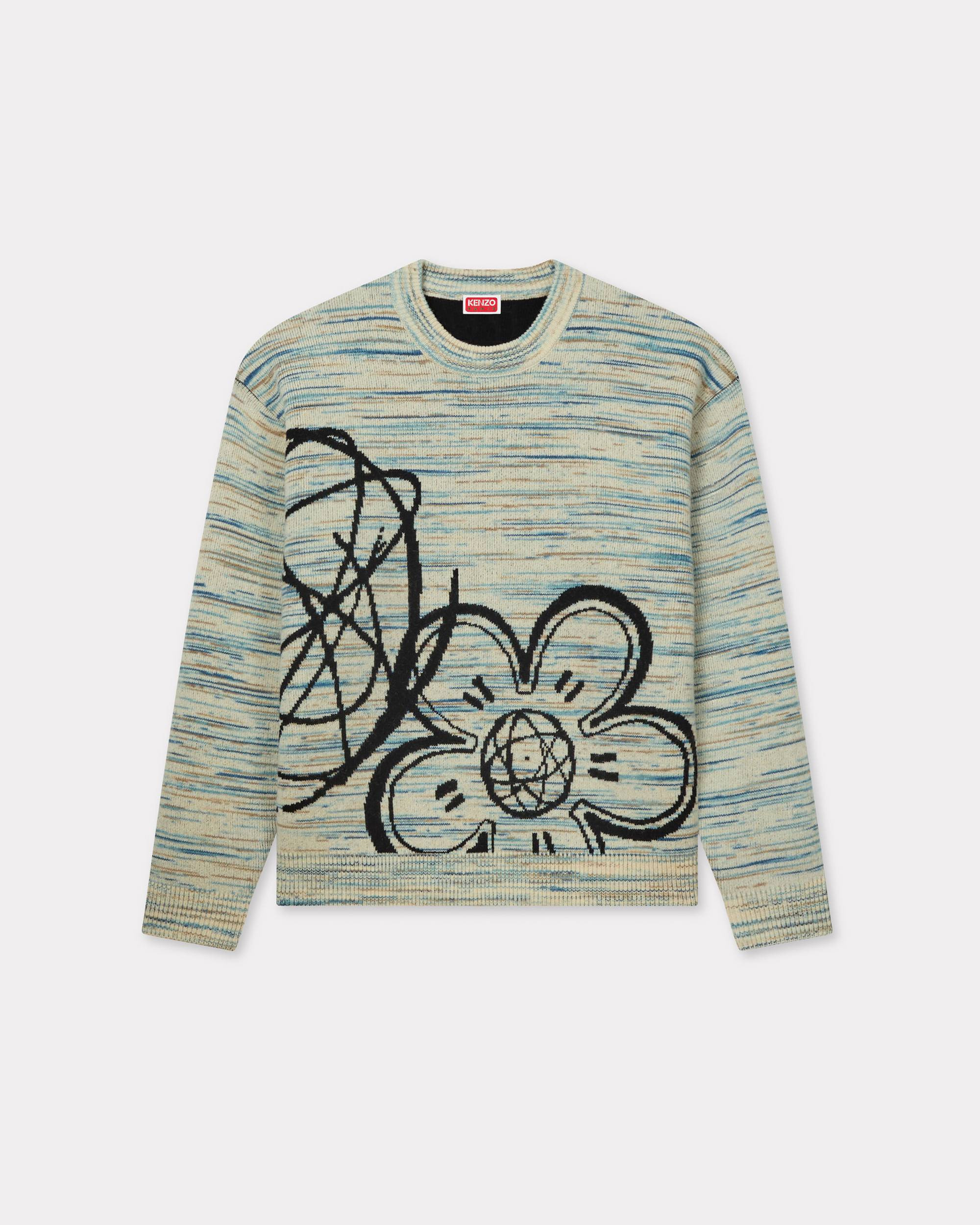 'Kenzo x Futura 2000' reversible jumper in wool - 3