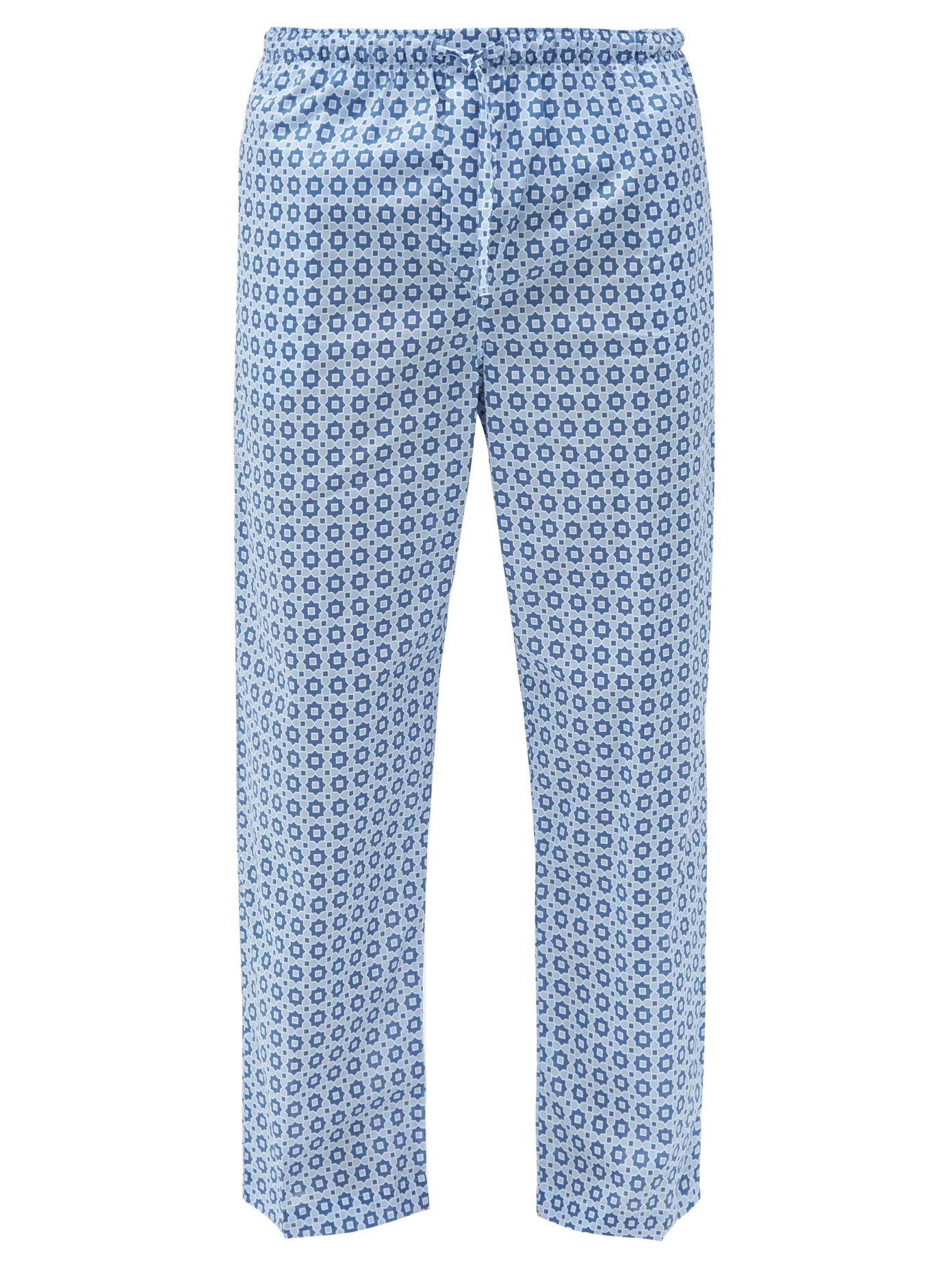 Ledbury geometric-print cotton pyjama trousers - 1