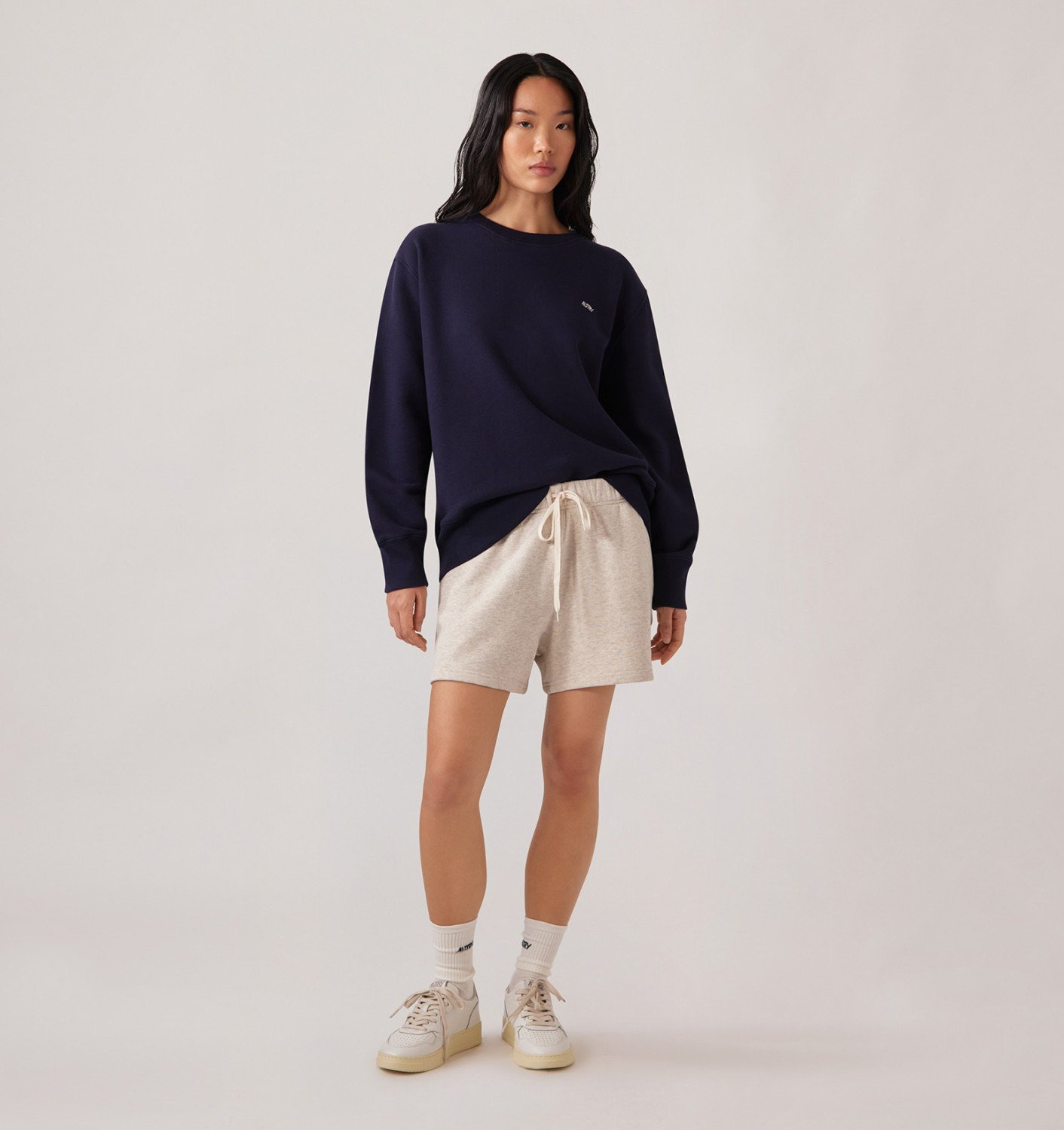 EMBROIDERED AUTRY LOGO SHORT WOMAN - 2