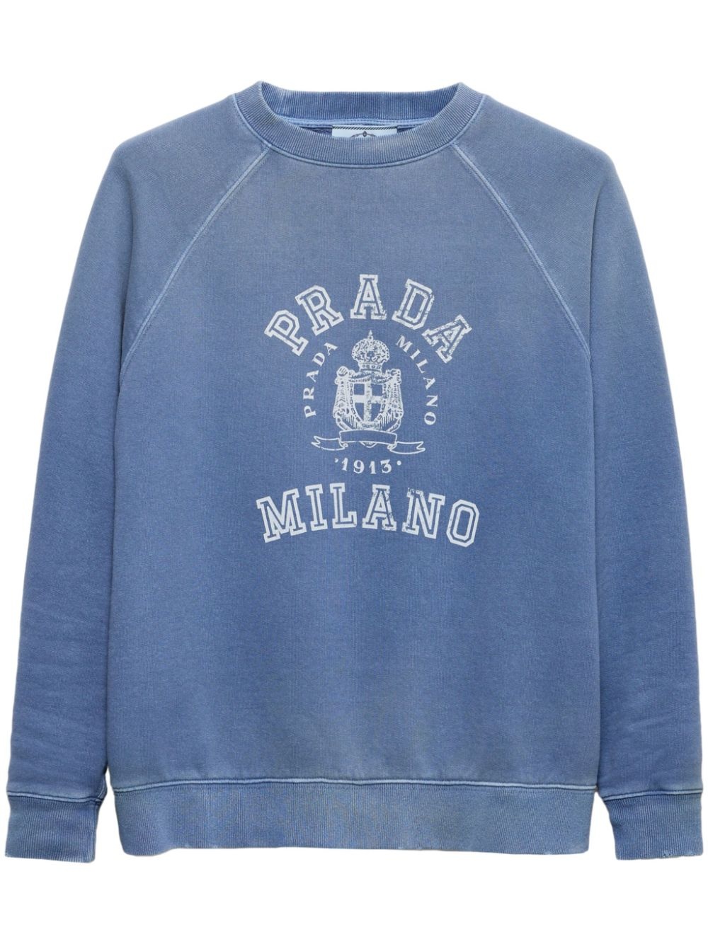 cotton crew-neck sweatshirt - 1