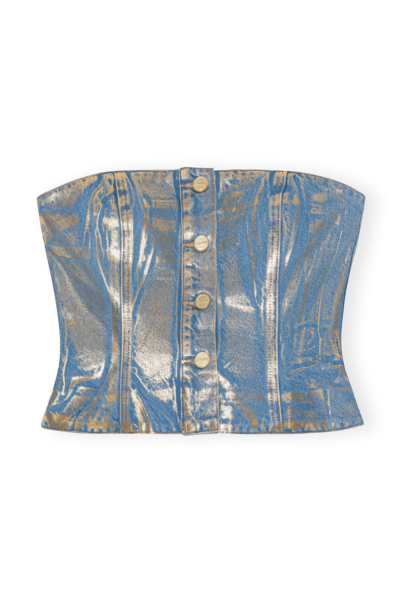 GOLD DENIM TOP 1