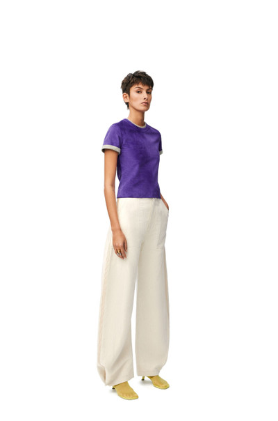 Loewe Adjusted fit balloon trousers in cotton and linen outlook