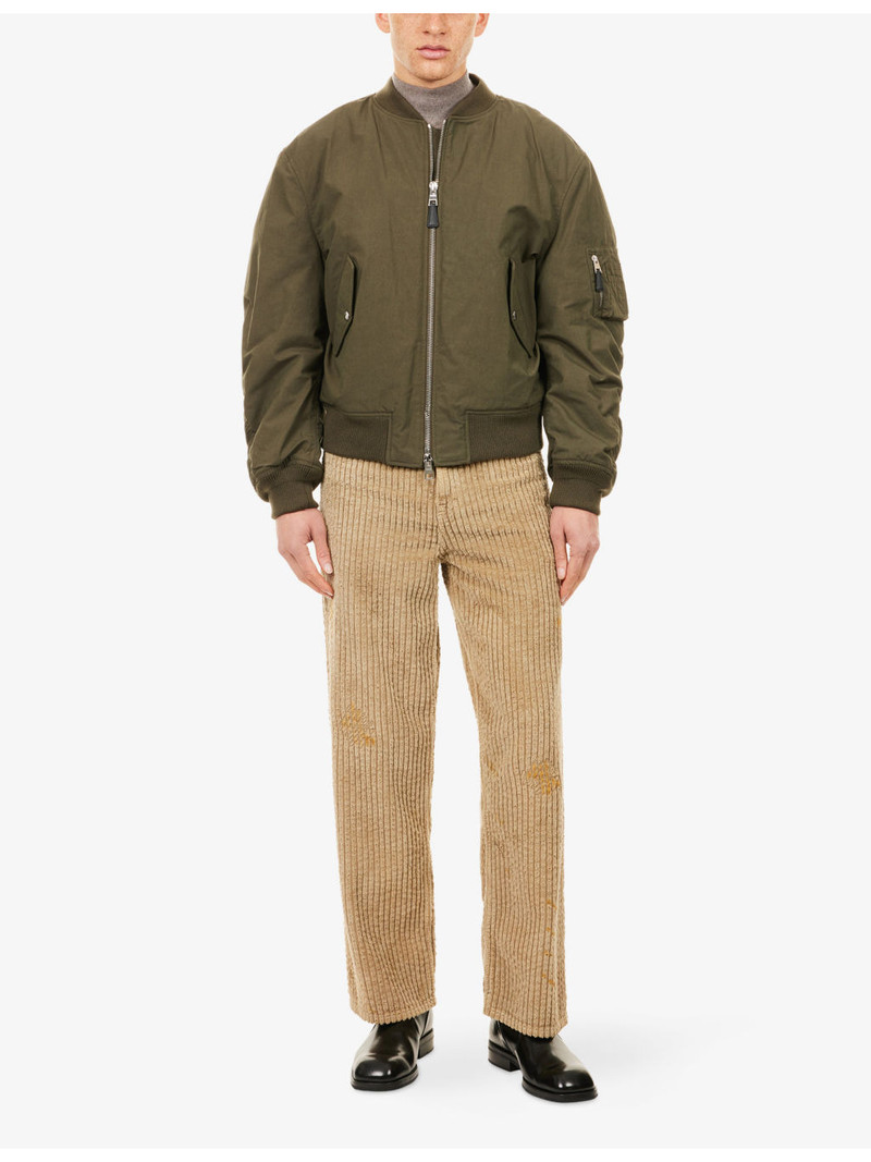 Givenchy Padded Crewneck Cotton-Blend Jacket outlook