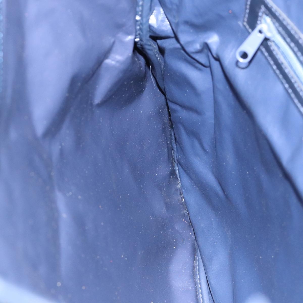 CELINE C Sulky Hand Bag Canvas Leather Navy - 11