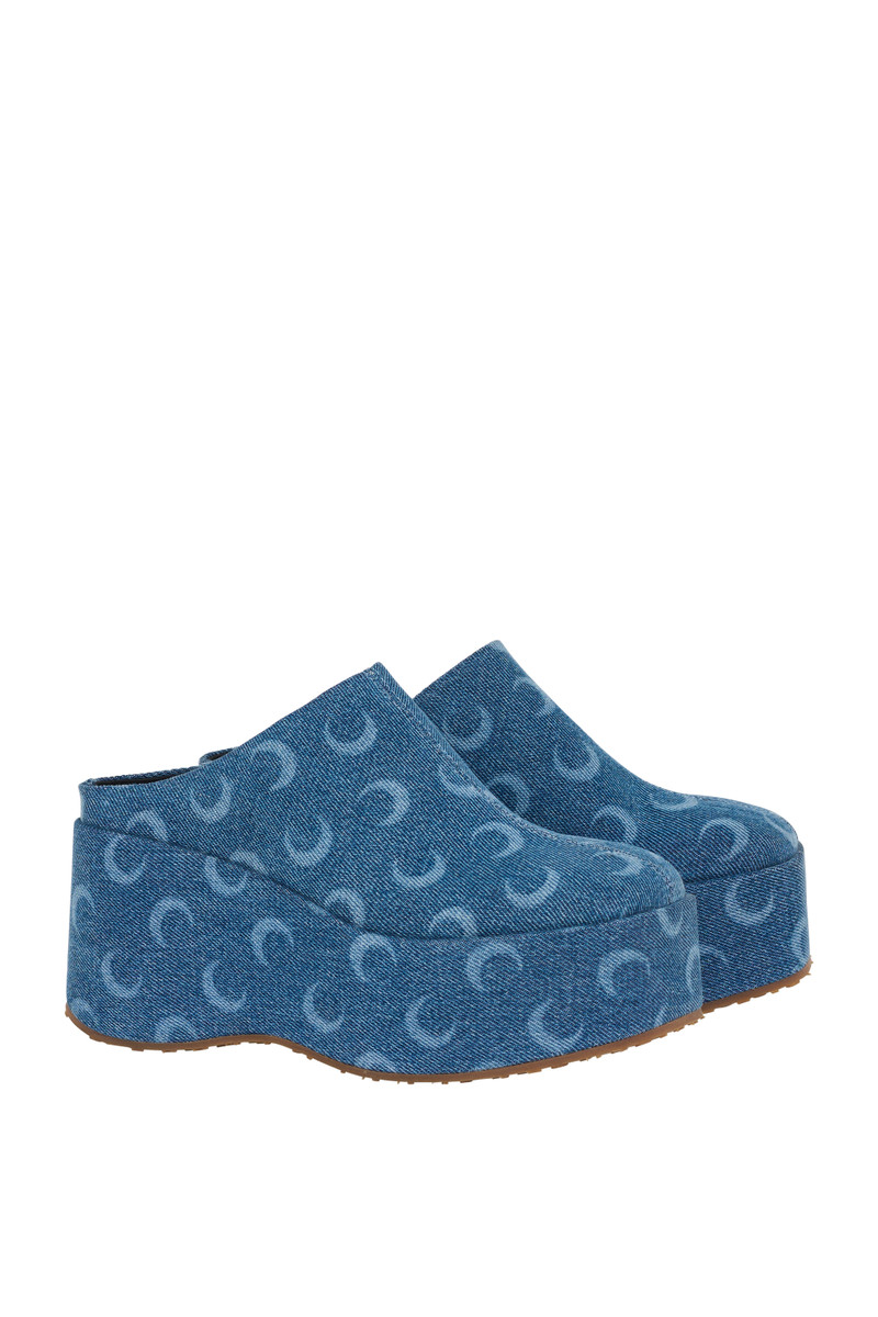 Marine Serre Moon Laser Denim Ms Clog outlook