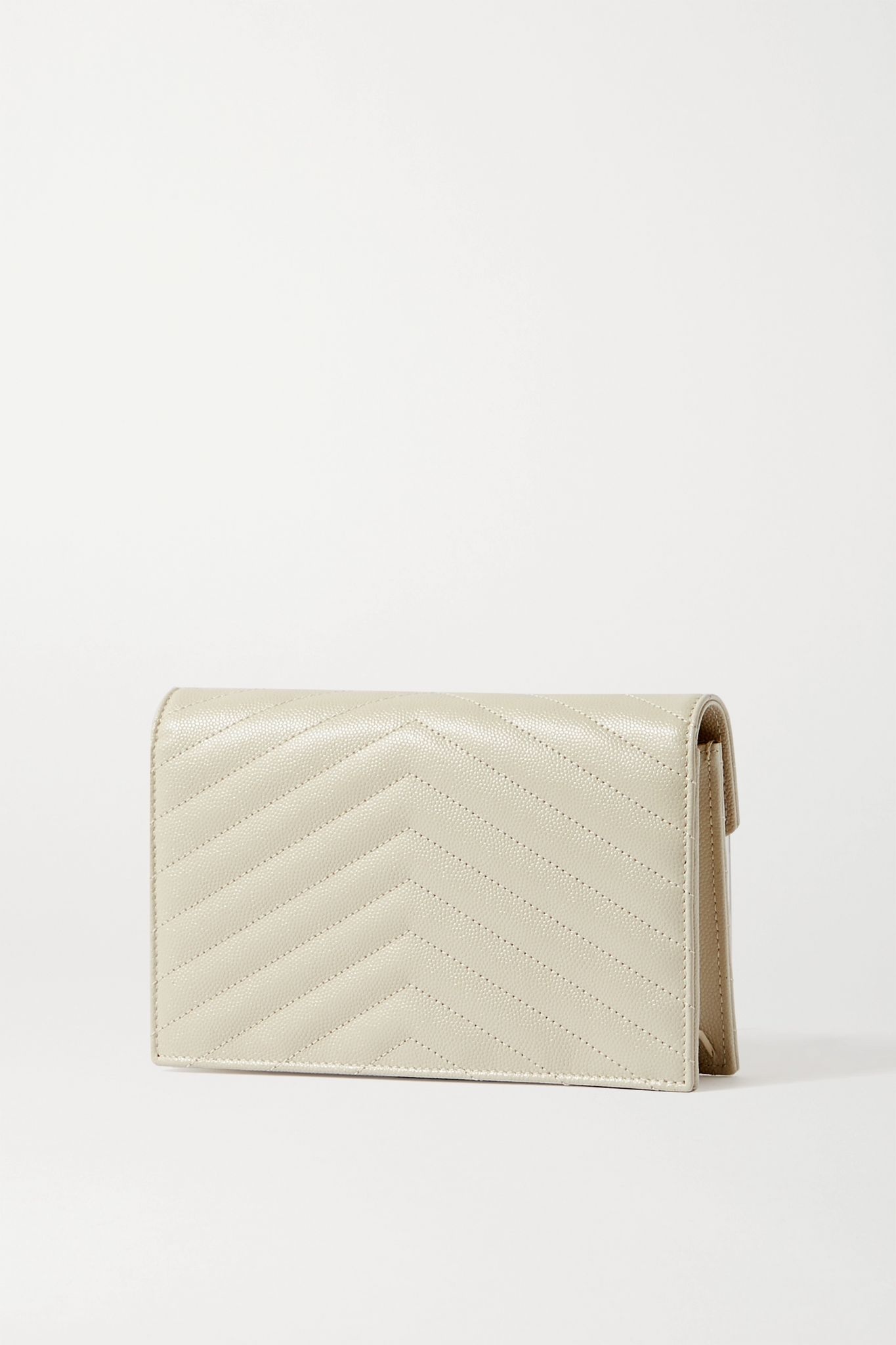 Envelope textured-leather shoulder bag - 3