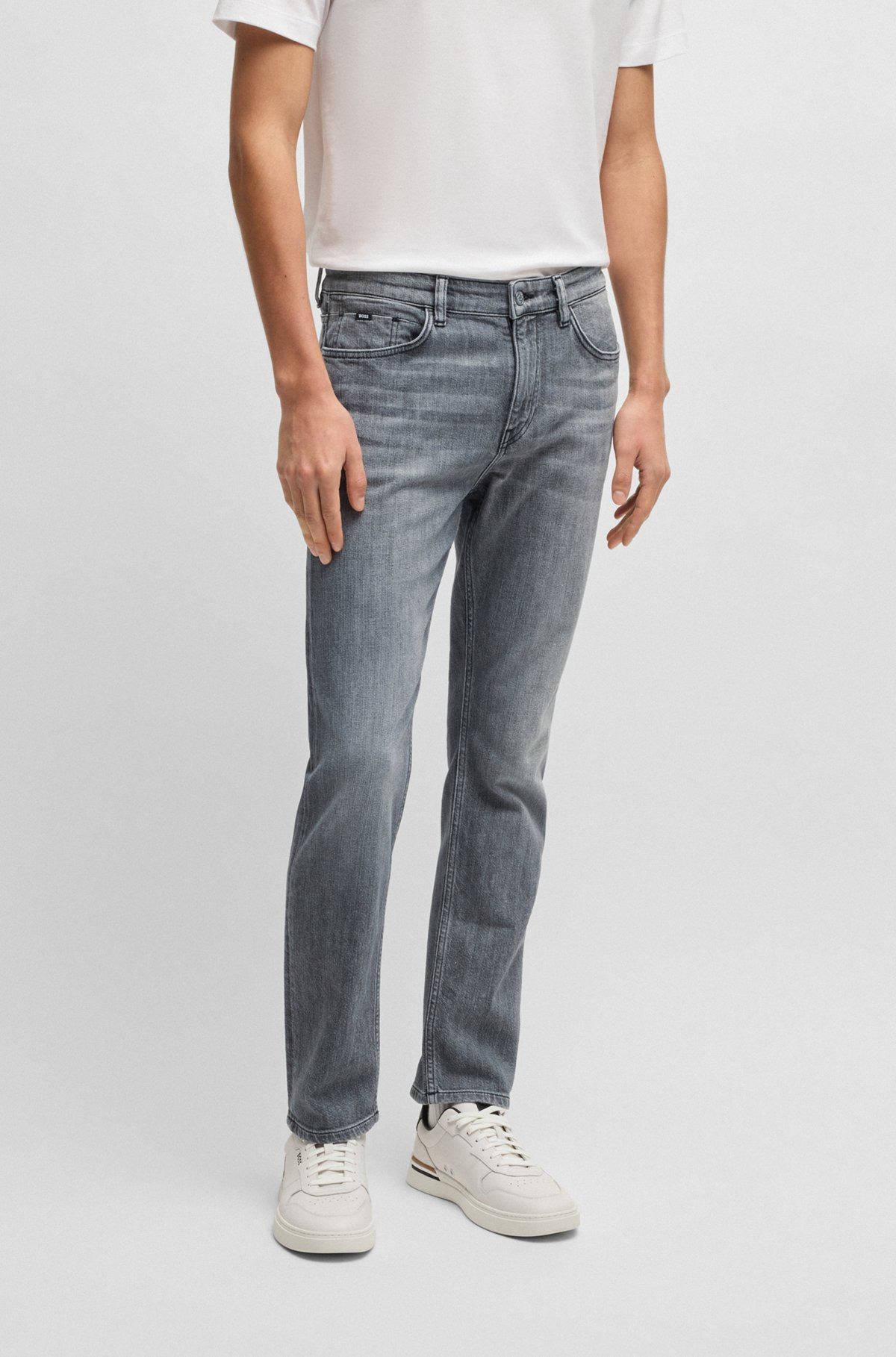 DELAWARE SLIM-FIT JEANS IN TINTED STRETCH DENIM - 2