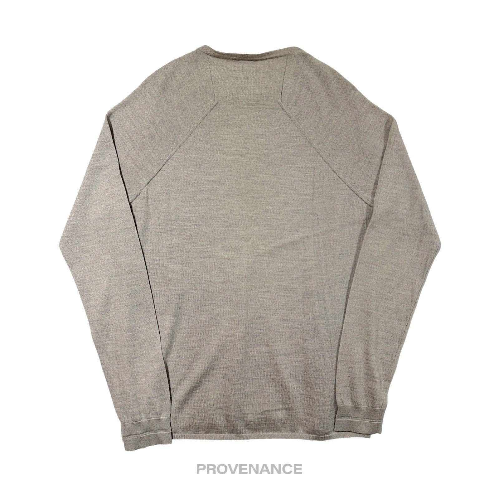 Balenciaga Raglan Wool Sweater - Oatmeal S - 2