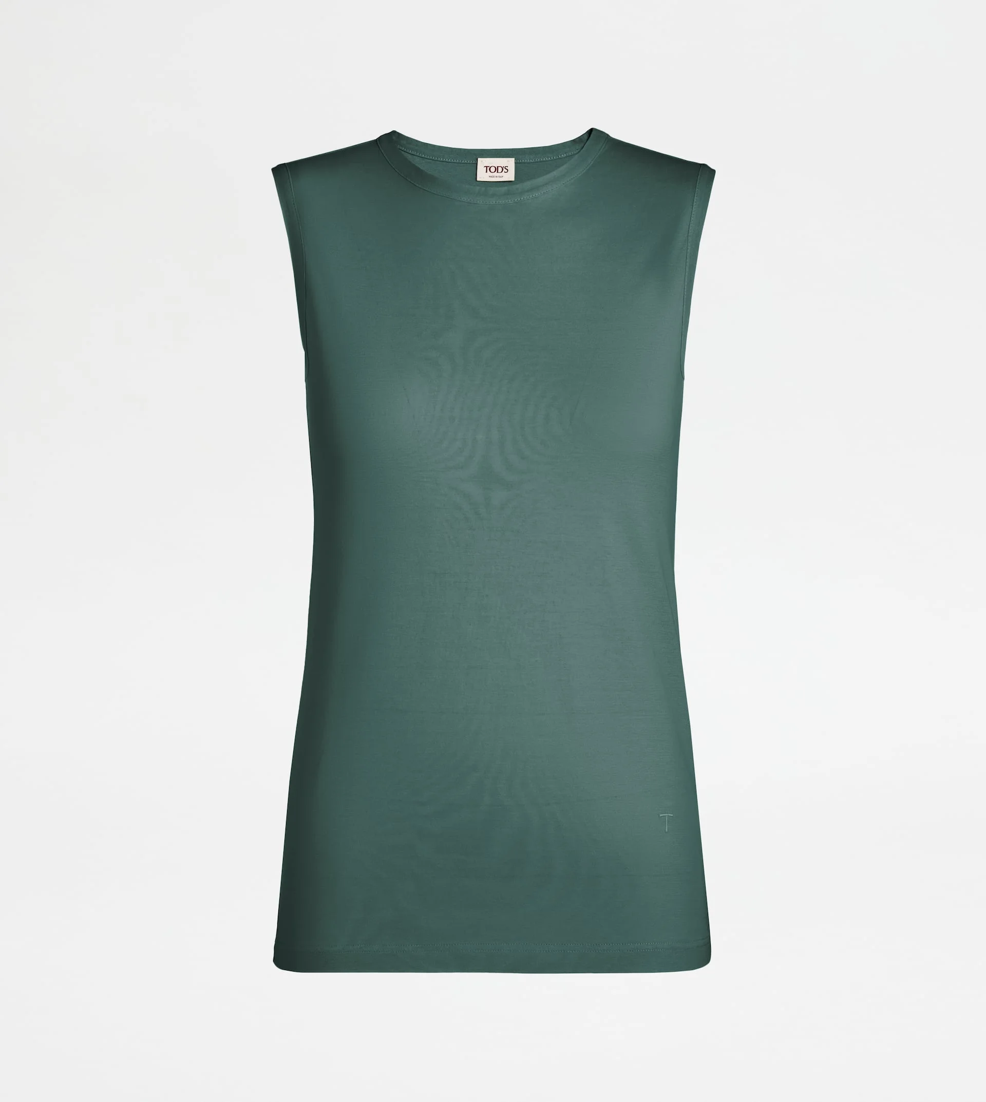 TOP IN COTTON JERSEY - GREEN - 1