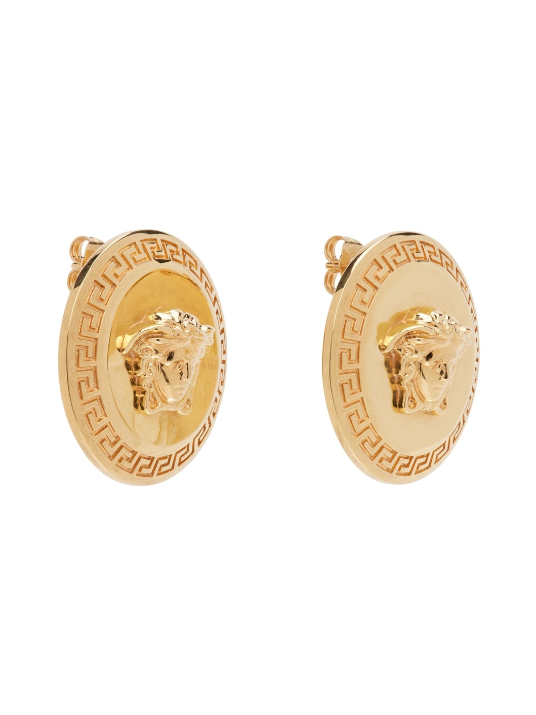 Gold Tribute Medusa Stud Earrings - 2