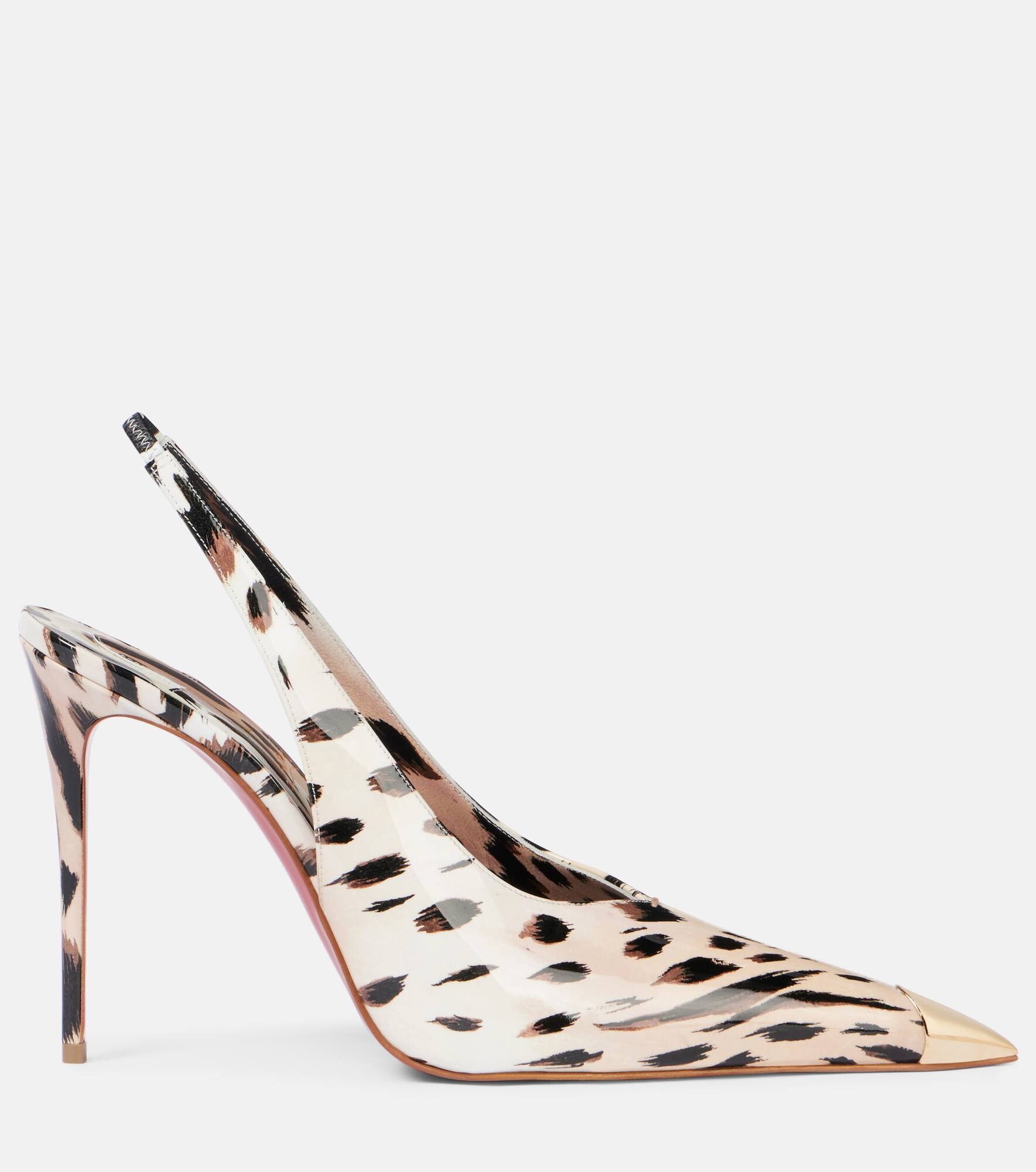 Katissima patent leather slingback pumps - 4