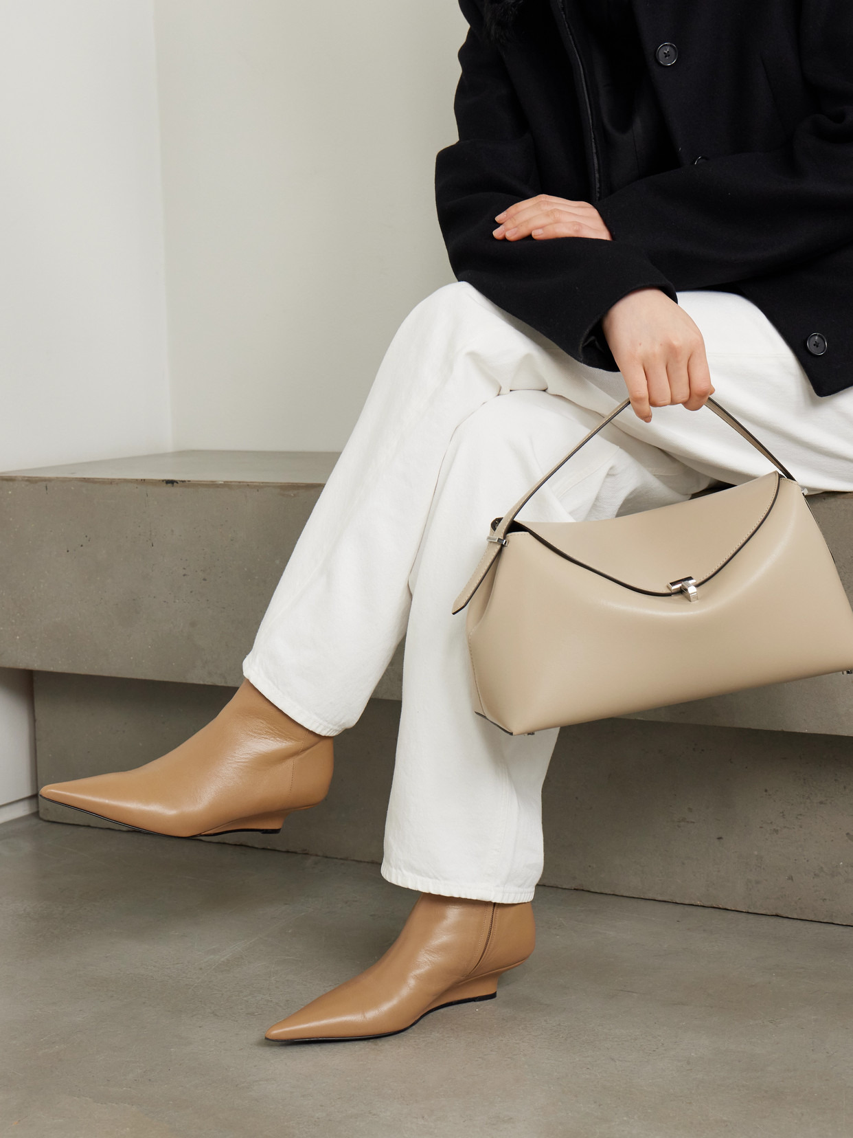The Sharp Leather Ankle Boots - 2