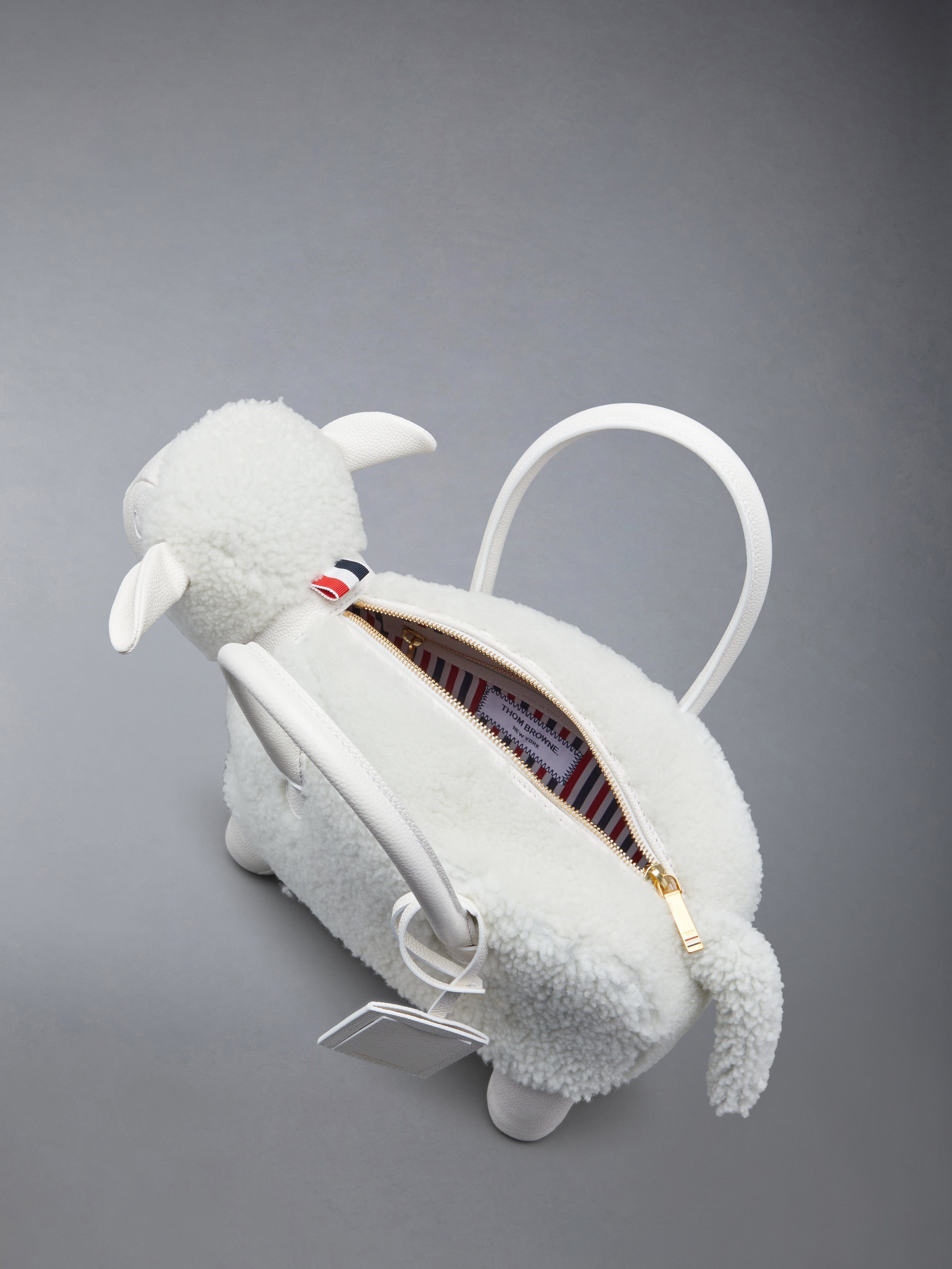 Sheep Bag In Shearling & Pebble Grain - 5