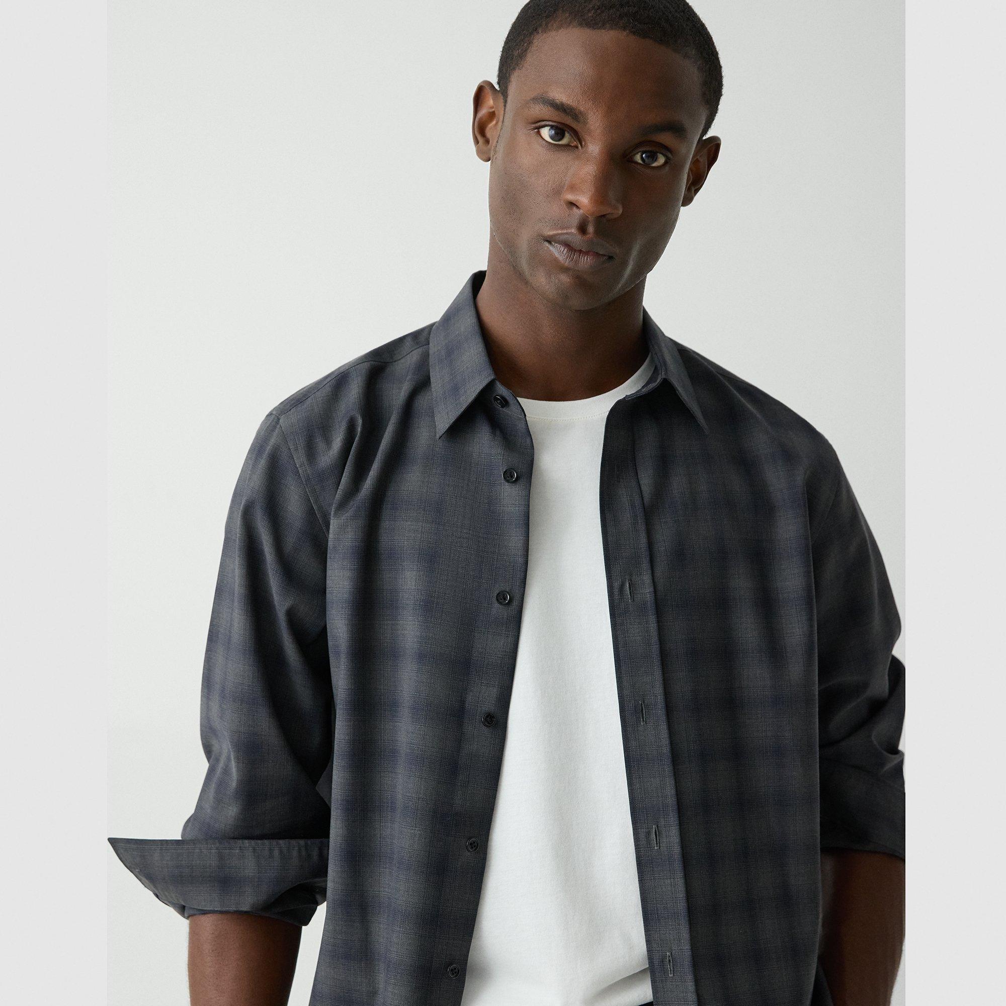 Irving Shirt in Checked Wool - 5