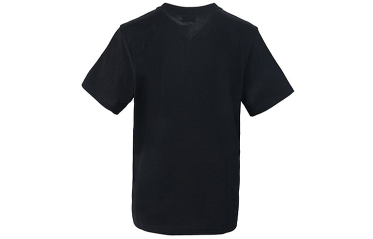 Burberry Alphabet Logo Printing Cotton Round Neck Short Sleeve Black 8011651 - 2