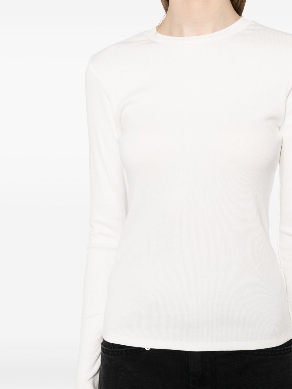 Davy ribbed-knit long-sleeve T-shirt - 5