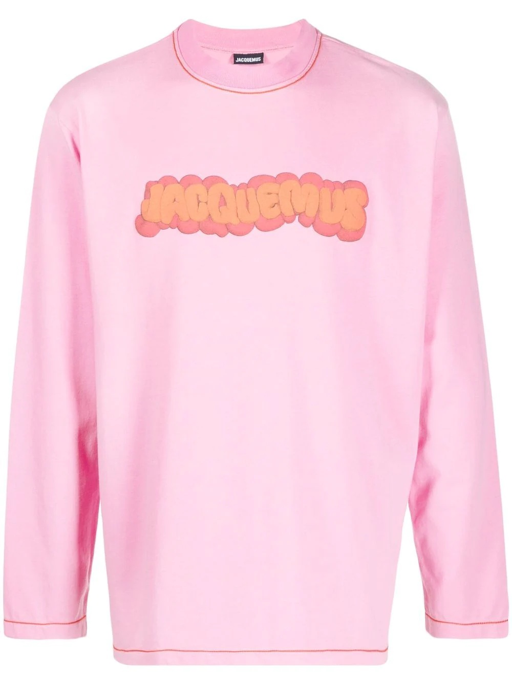 logo-print long-sleeve T-shirt - 1