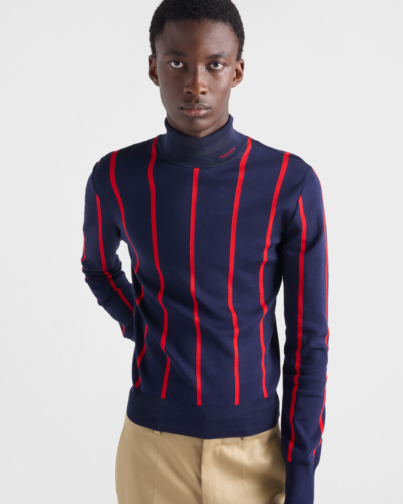 Cotton turtleneck sweater 4