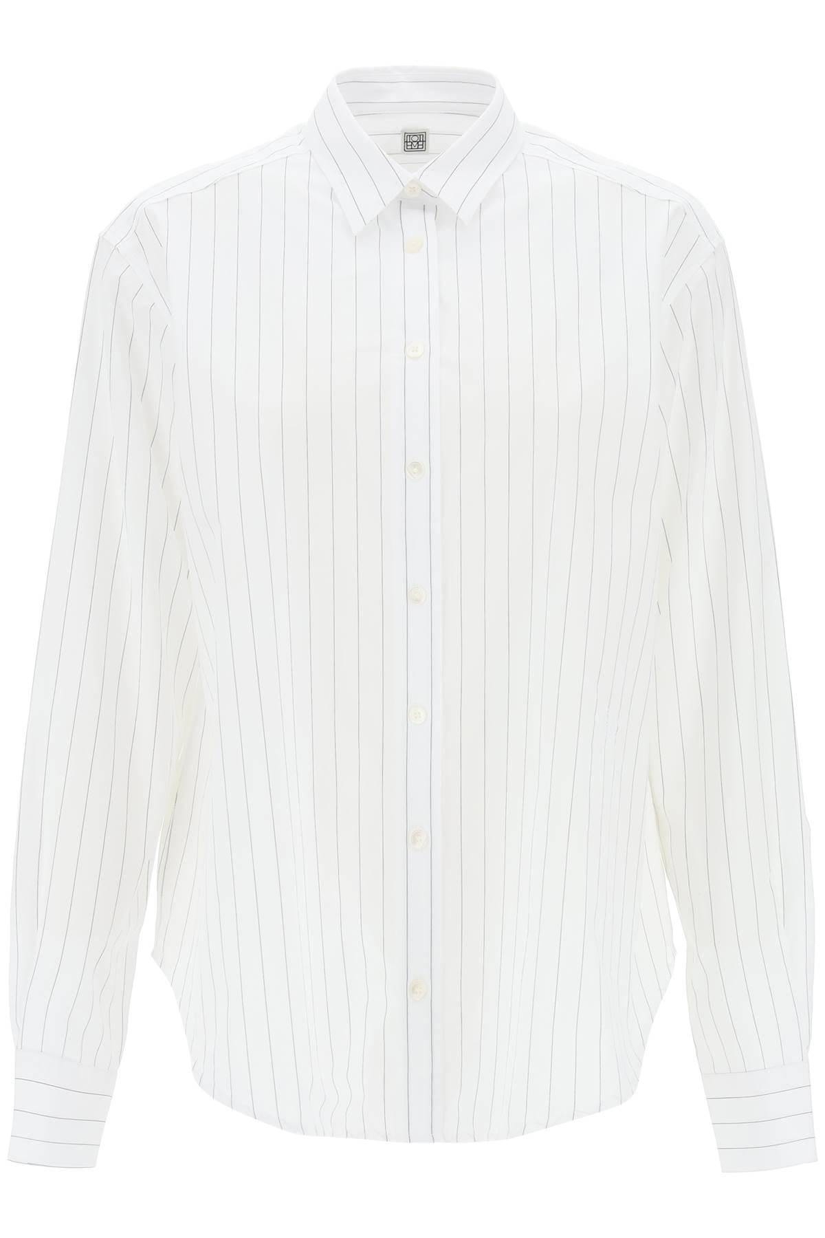 PINSTRIPED BOXY SHIRT - 1