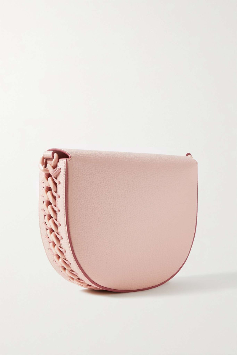 Frayme Flap medium vegetarian textured-leather shoulder bag 3
