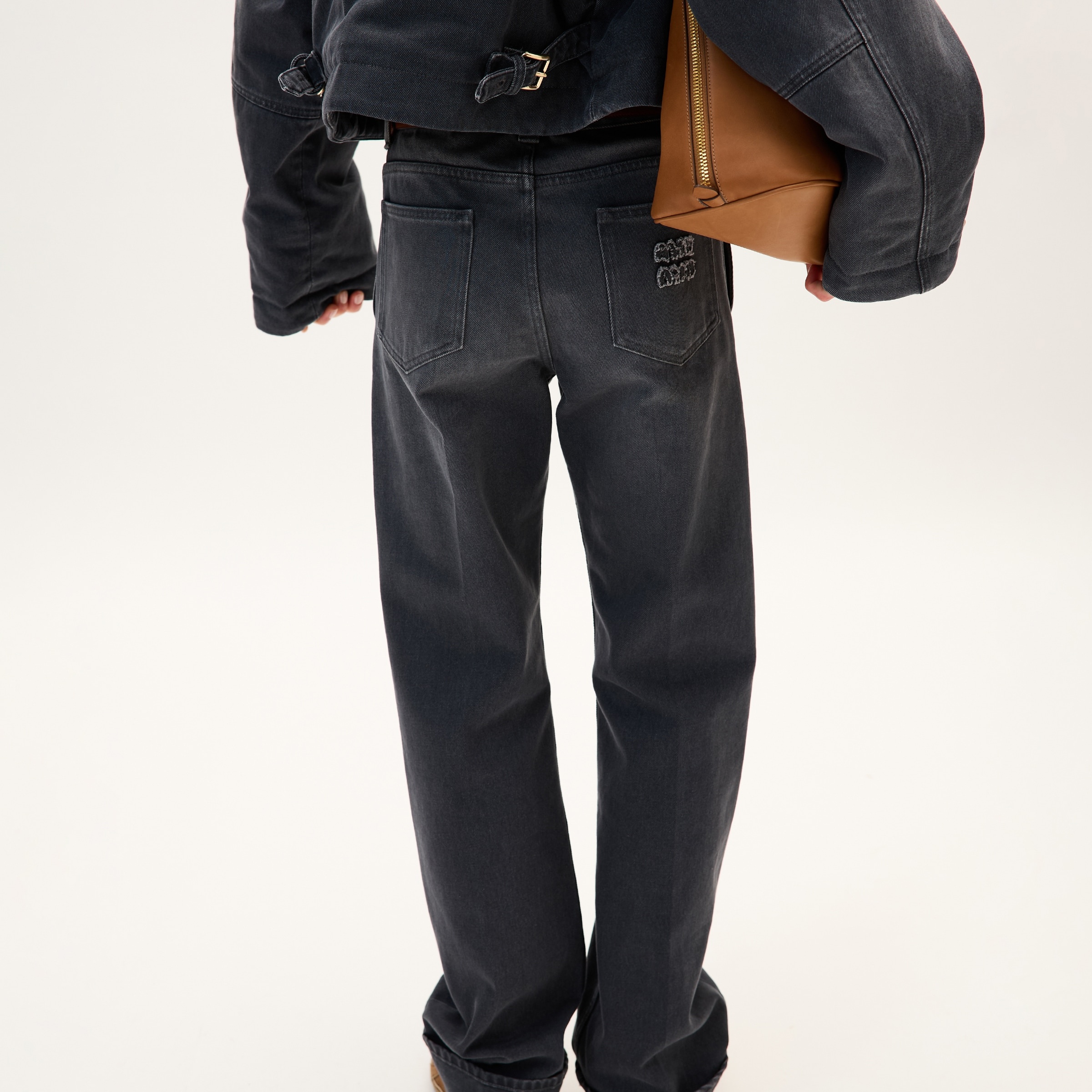 Washed drill pants - 3