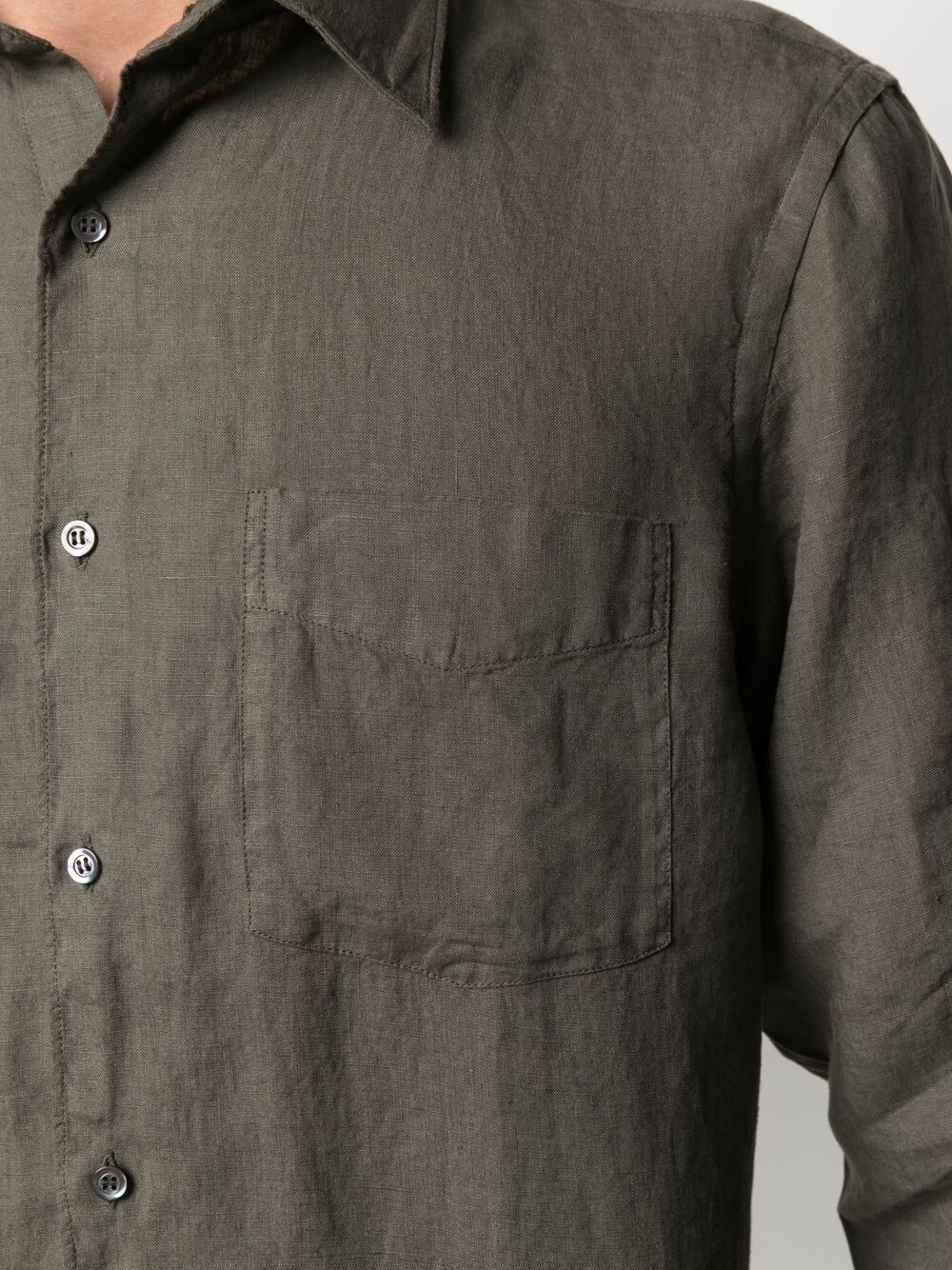 long-sleeve fitted shirt - 5