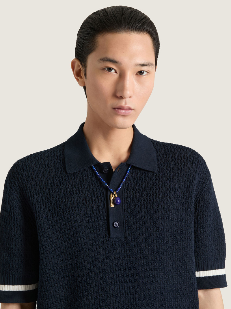 Givenchy LUCKY CHARMS NECKLACE IN LAPIS LAZULI, METAL AND ENAMEL outlook
