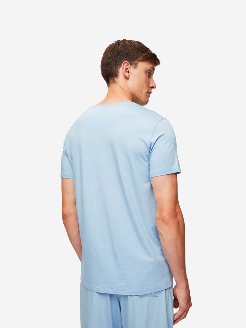 Men's T-Shirt Basel Micro Modal Stretch Sky - 7