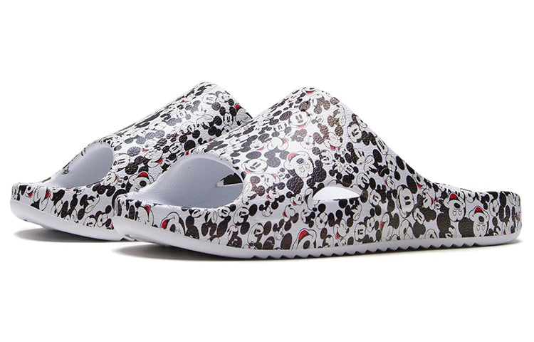 (WMNS) Disney x Li-Ning Casual Fashion Mickey Slippers 'Standard White Black' AGAS010-1 - 4