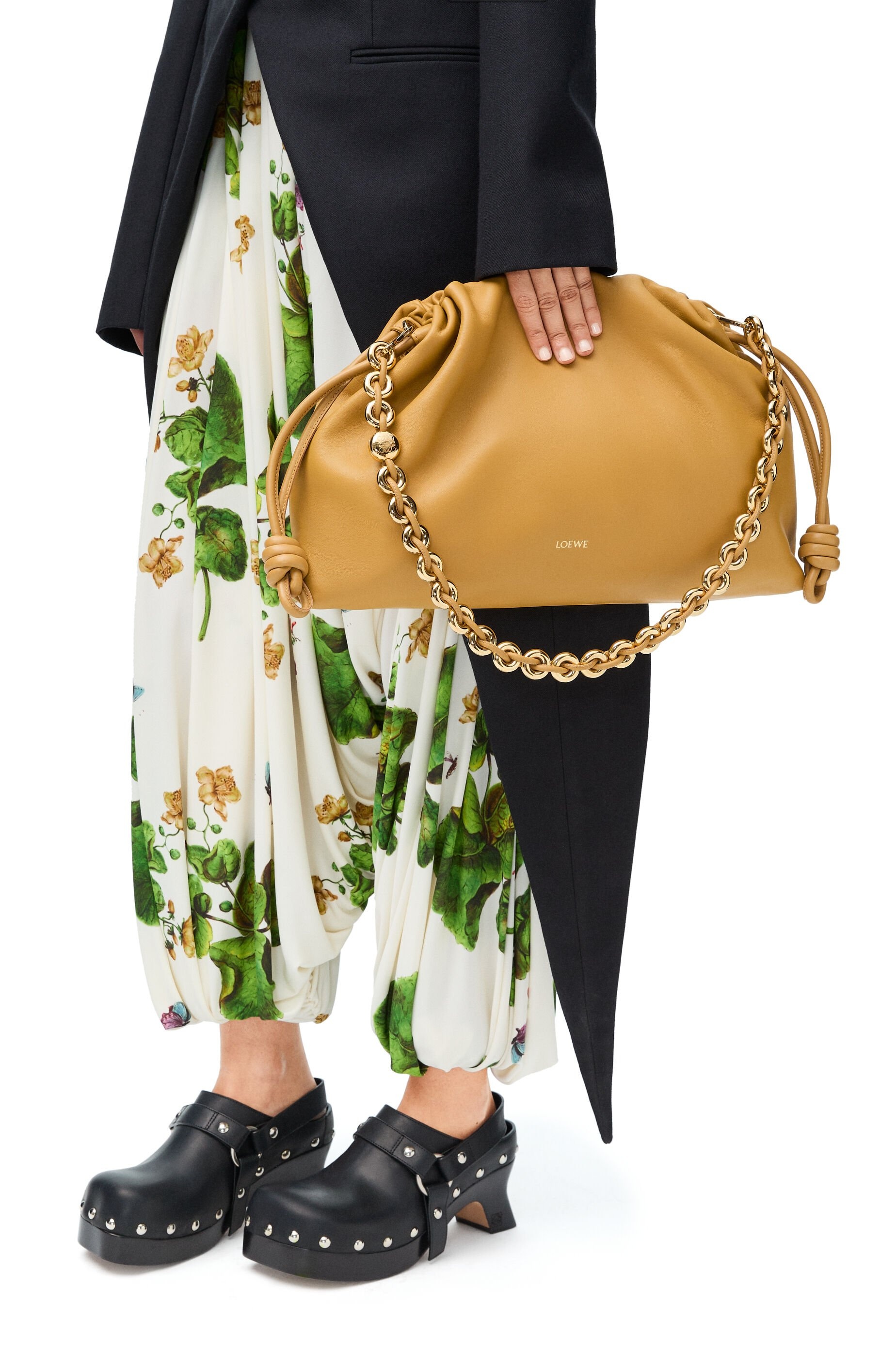 Large Flamenco purse in mellow nappa lambskin - 4