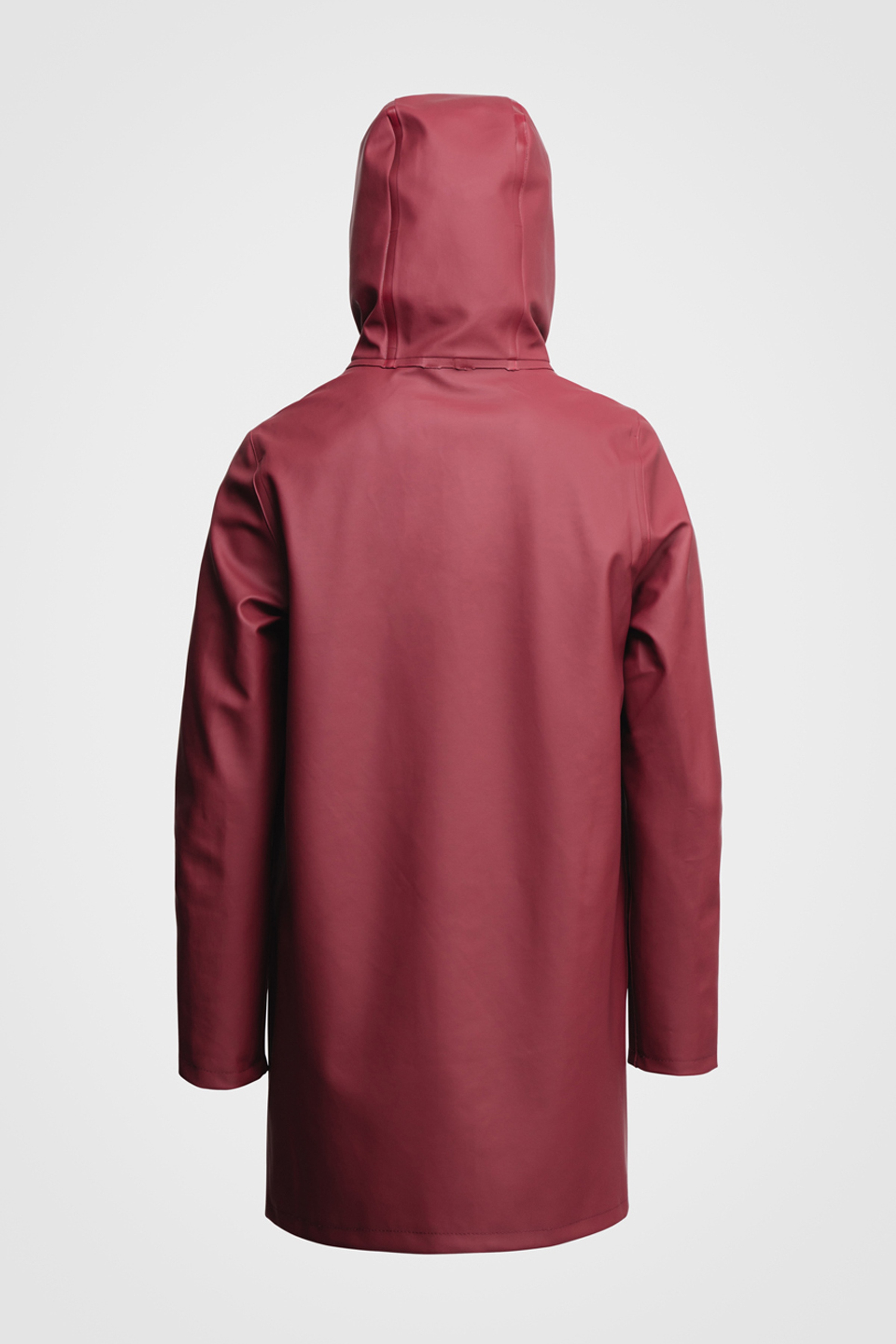 Stockholm Raincoat Burgundy - 3