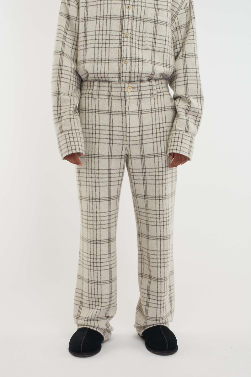 The Elder Statesman SABLE PLAID TROUSER outlook