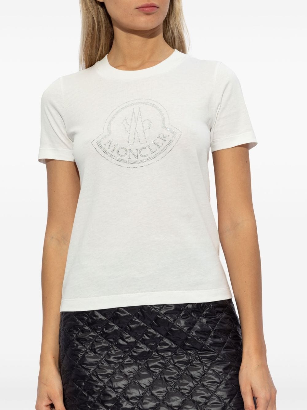 logo-print cotton T-shirt - 3