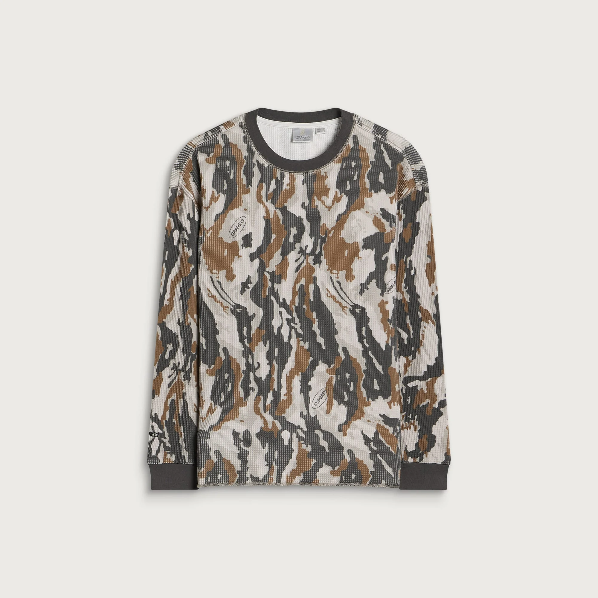 Gramicci Waffle Crew Long Sleeve Top - 1