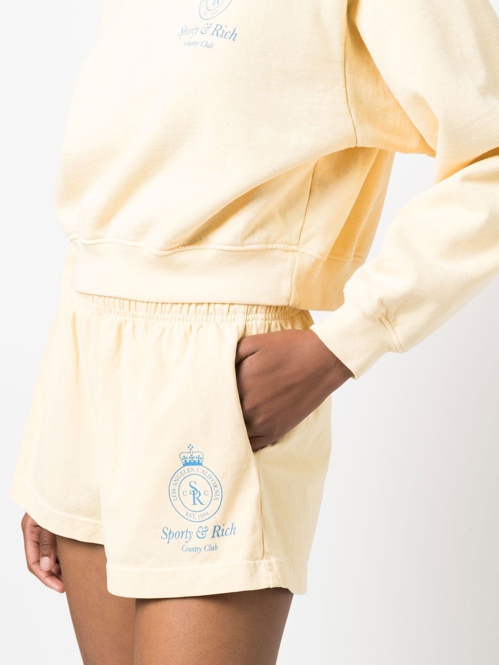 logo track shorts - 5