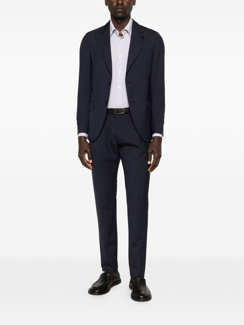 LARDINI pinstripe suit outlook