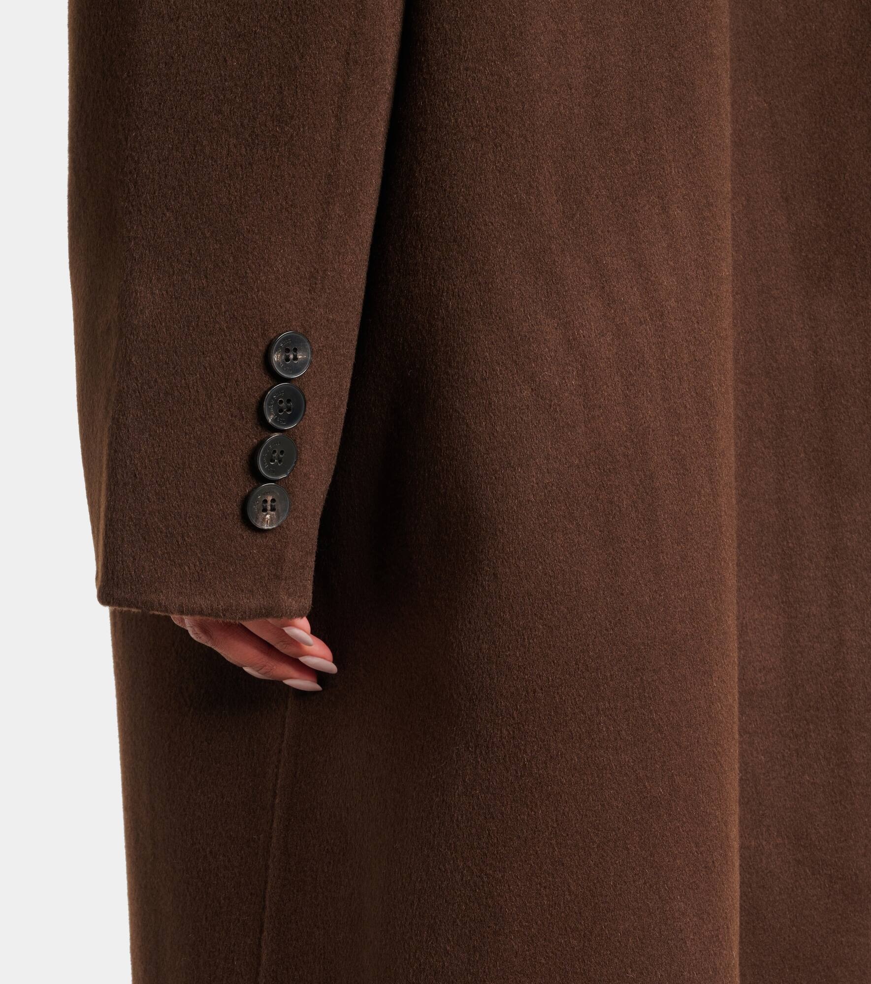 Gaia double-breasted wool-blend coat - 6