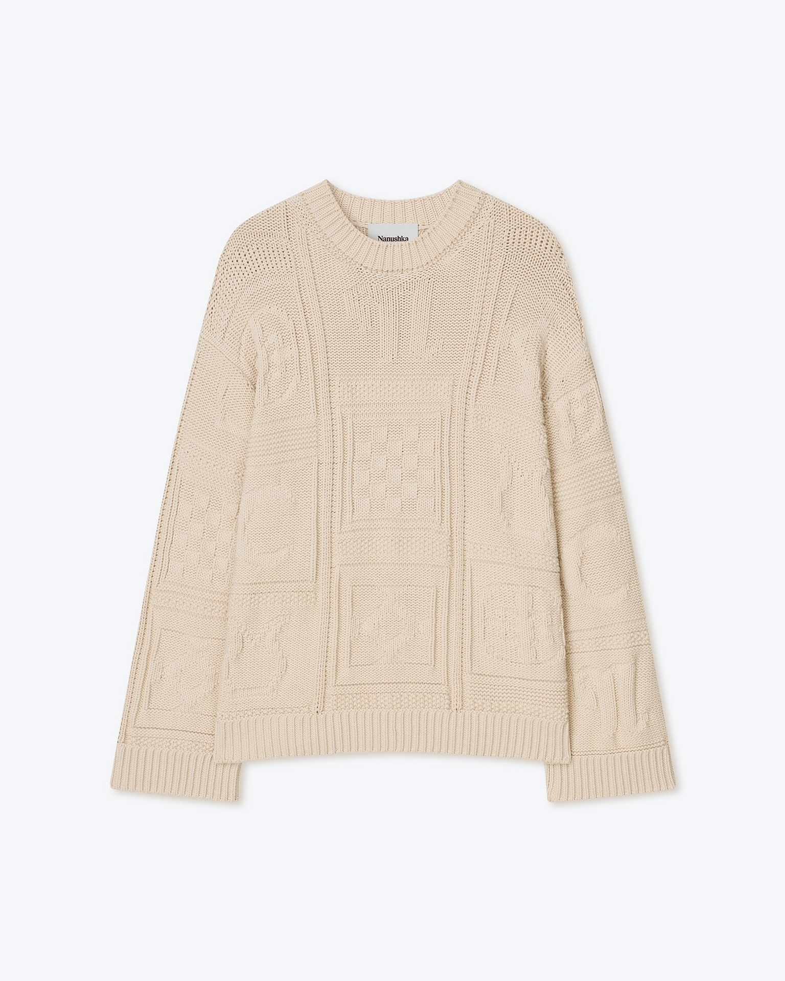 NICOLLE - Cotton-blend sweater - Creme - 1