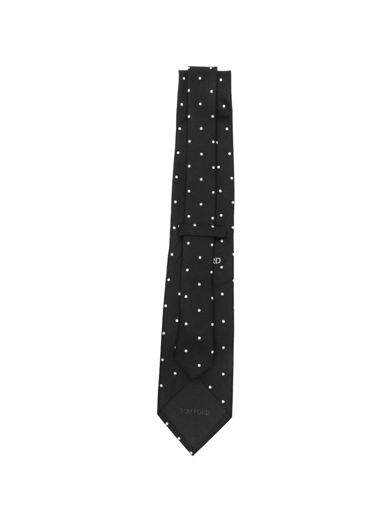 TOM FORD polka-dot tie outlook