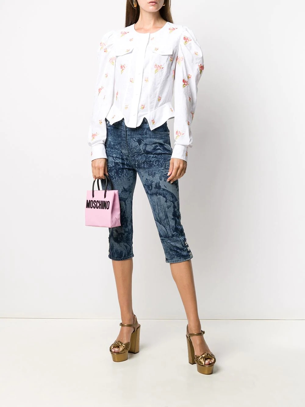 embroidered floral shirt - 2