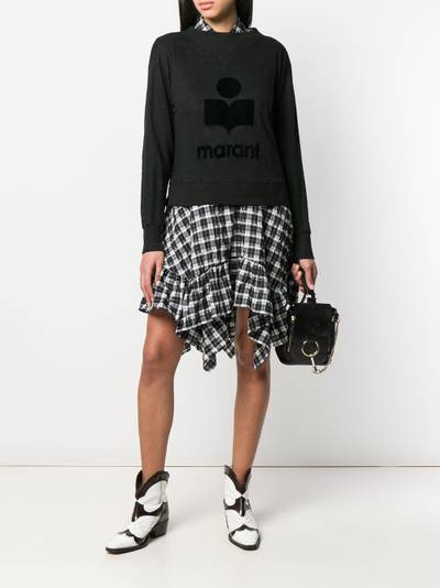 Isabel Marant Étoile tone on tone logo jumper outlook