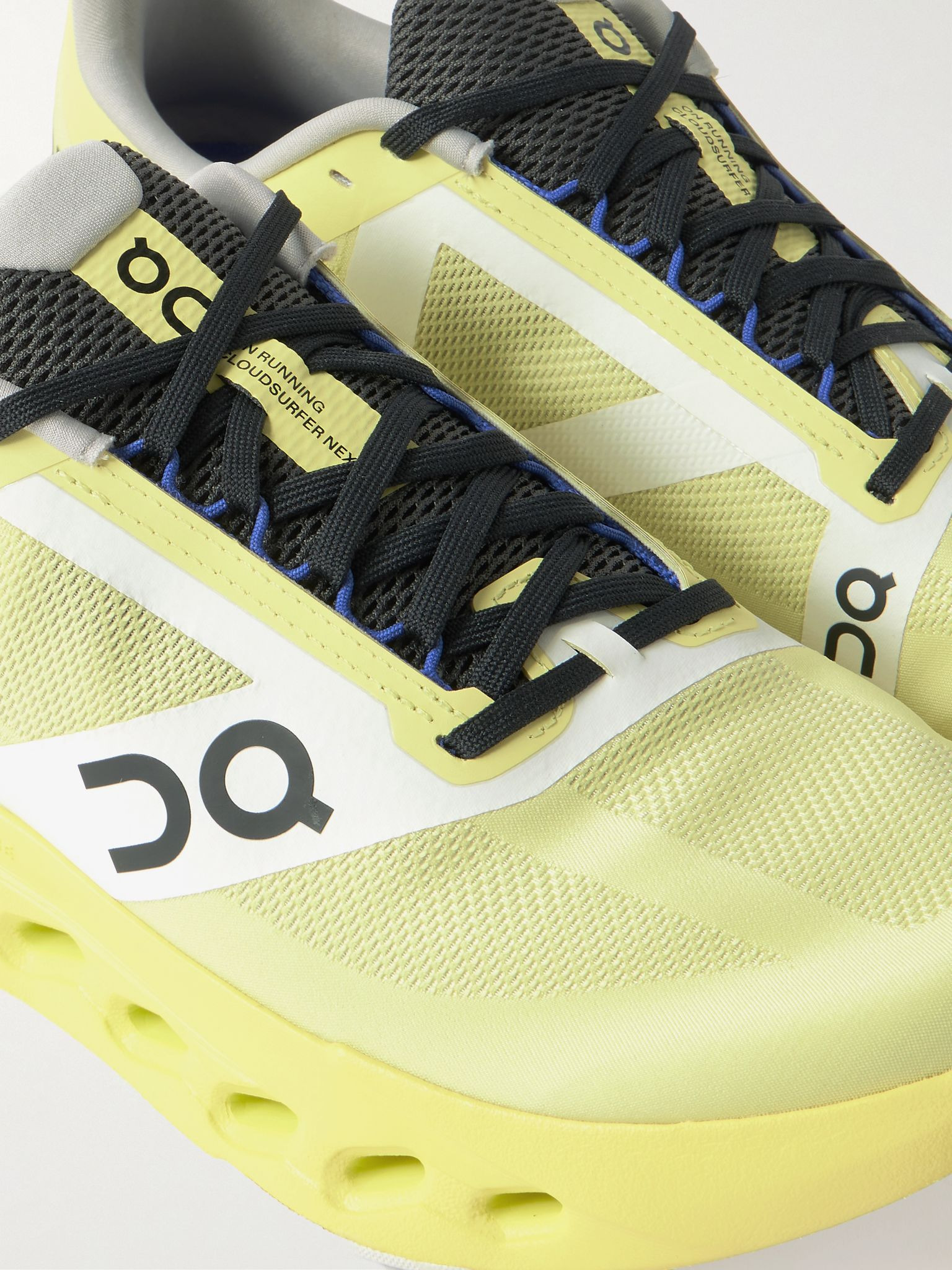 Cloudsurfer Next Z5 Rubber-Trimmed Recycled-Mesh Sneakers Yellow - 5