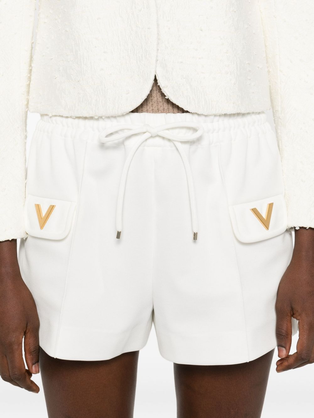 pocket-detail drawstring shorts - 5