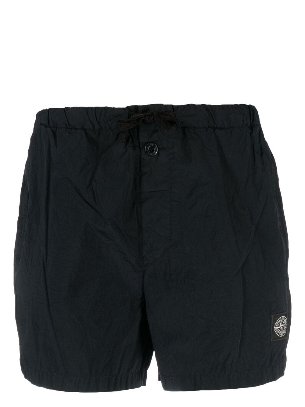 logo-patch detail swim shorts - 1