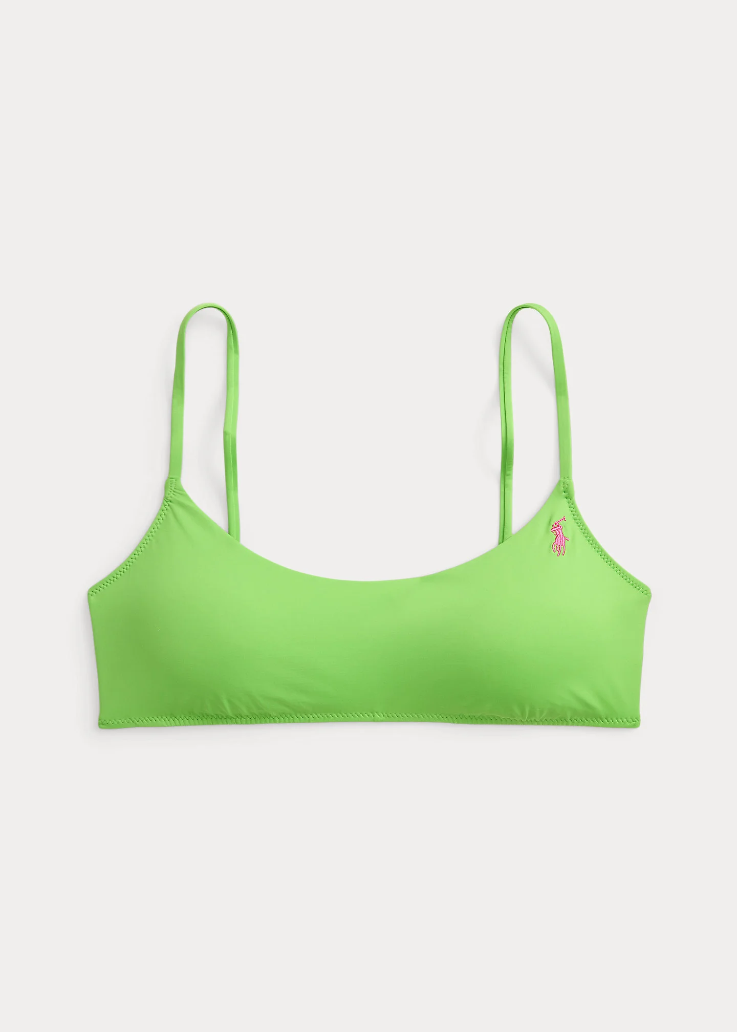 Embroidered Pony Bikini Top - 1